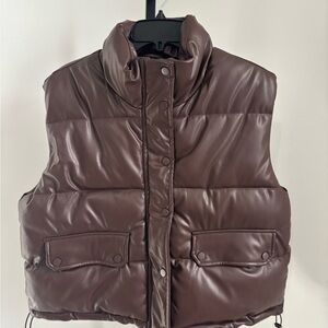 C&C California Chocolate Puffer Vest